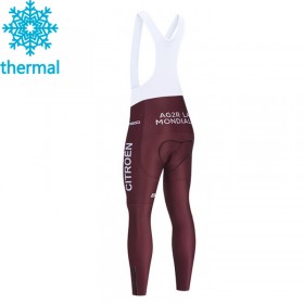 Bib Cykelbukser Vinter 2021 AG2R Citroen Team N001